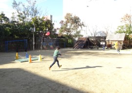 楽しい凧あげ！